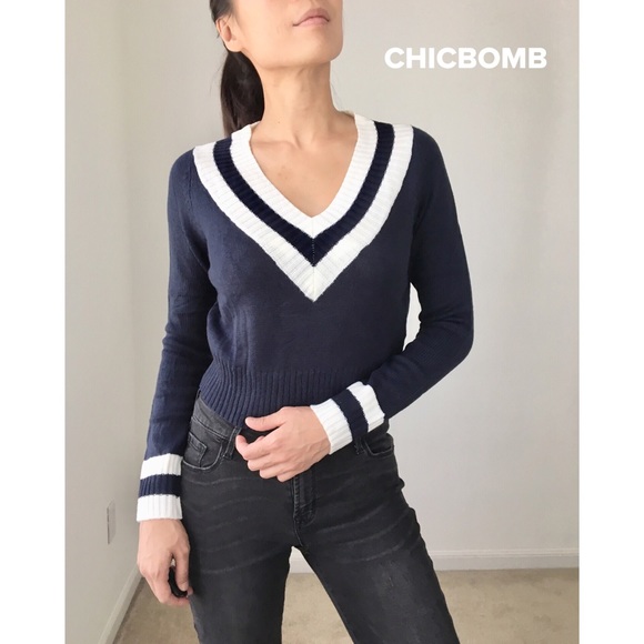 VARSITY KNIT LONG SLEEVES SWEATER - Picture 6 of 8